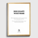 Light Oak Gallery Frame