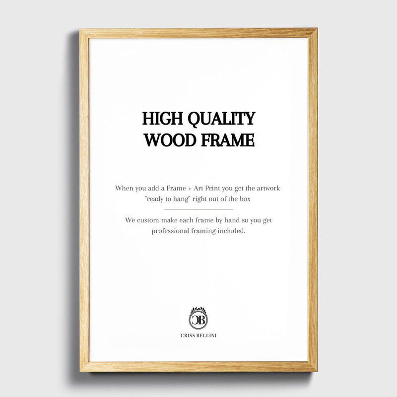 Light Oak Gallery Frame