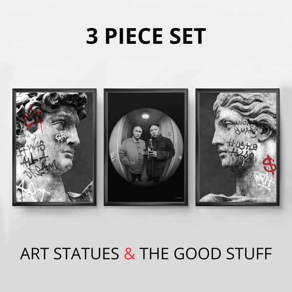 The Good Stuff x Art Statues V.2 x Art Statue V.3