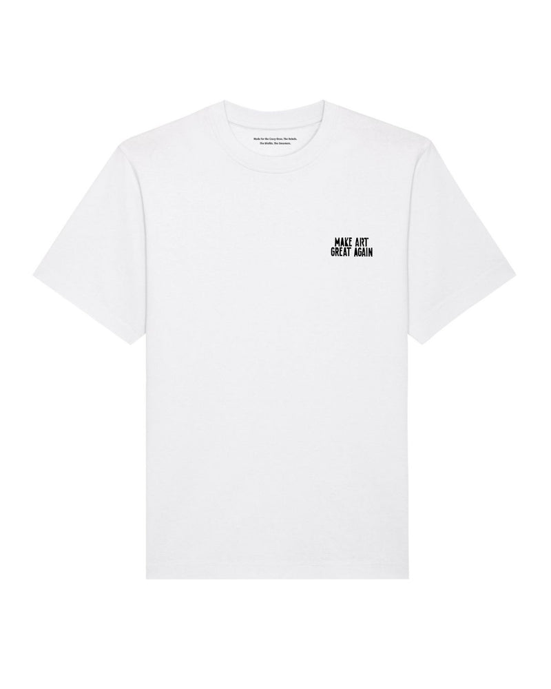 Make Art Great Again T-shirt (White)