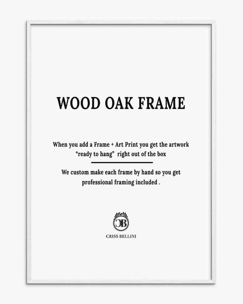 White Oak Gallery Frame