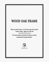Black Oak Gallery Frame