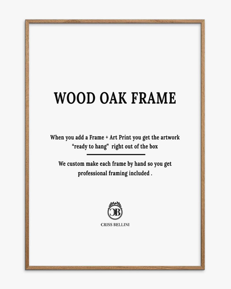 Light Oak Gallery Frame