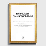 Italian Wood | Gold Baroque Frame