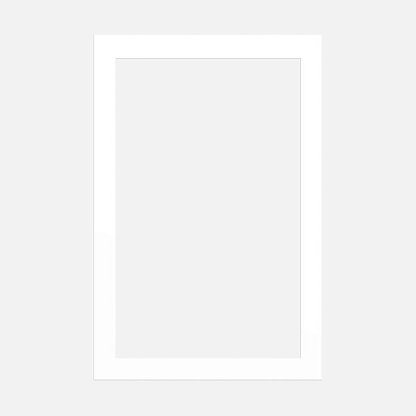 White Gallery Mat Board