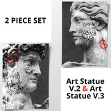 2 PIECE SET - Art Statue V.2 x Art Statue V.3